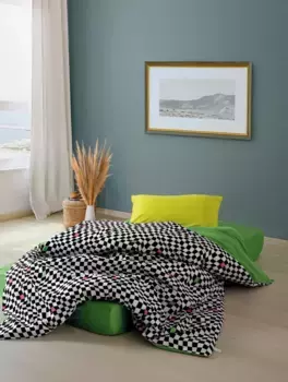Комплект пододеяльников L'Essentiel Linge de Maison, зеленый
