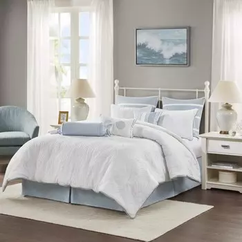 Комплект постельного белья Harbour House Crystal Beach California King, белый