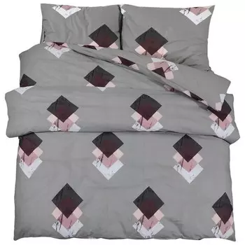 Комплект постельного белья vidaXL Set 3016894-11 (3 шт), 220x1x240 см, многоцветный