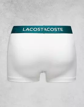 Комплект трусов Lacoste Essentials из трех штук разных цветов