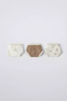 Комплект трусов ZARA, экрю
