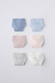 Комплект трусов ZARA, мультиколор