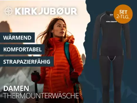Комплект женского термобелья KIRKJUBUR, фиолетовый