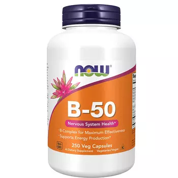 Комплекс Витамина В Now, 250 капсул