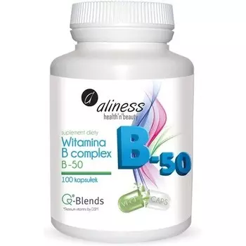Комплекс витаминов B B-50 100 капсул Aliness