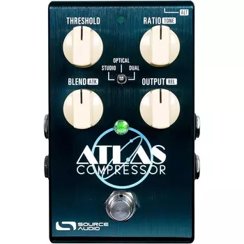 Компрессор Source Audio One Series Atlas Компрессор Педаль эффектов Sea Foam Green