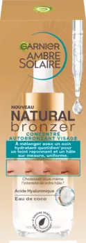 Концентрат-автозагар для лица Natural Bronzer 30 мл Garnier