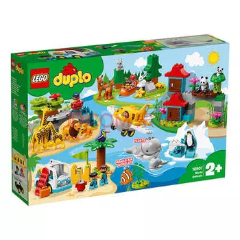 Конструктор Lego 10907 DUPLO Животные мира, 121 деталь