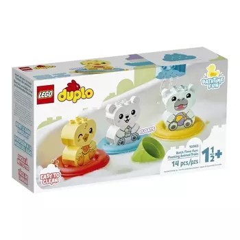Конструктор LEGO DUPLO 10965 Приключения в ванной: плавучий поезд для зверей