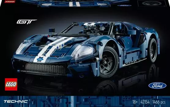 Конструктор LEGO Ford GT, 1466 деталей
