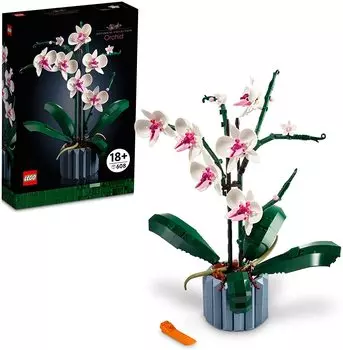 Конструктор LEGO Orchid 10311 Строительный набор для декора растений для взрослых