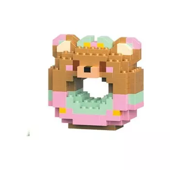 Конструктор пластиковый Baoshifuhaowu Teddy Пончик