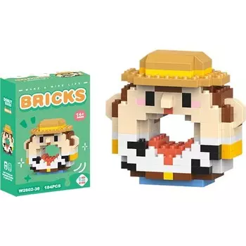 Конструктор пластиковый Baoshifuhaowu Woody Пончик