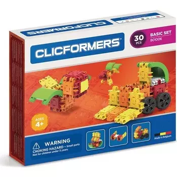 Конструктор пластиковый Clicformers Базовый набор, 30 деталей