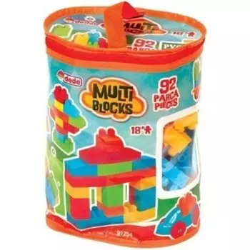 Конструктор пластиковый Dede Dexterity Мультиблоки, 92 детали
