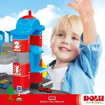 Конструктор пластиковый Dolu Двухэтажная парковка