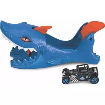 Конструктор пластиковый Hot Wheels Акула и машинка