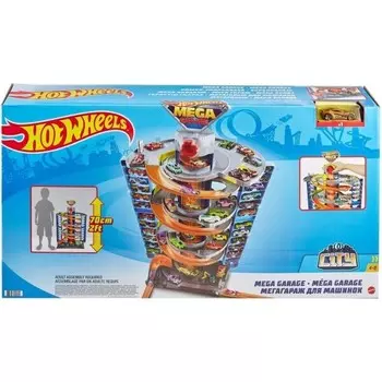 Конструктор пластиковый Hot Wheels Мега гараж
