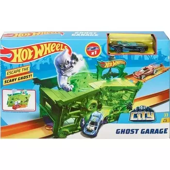 Конструктор пластиковый Hot Wheels, зеленый