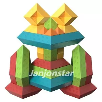 Конструктор пластиковый JanjonStar Ассорти, 15 деталей