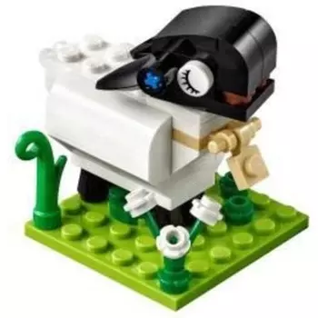 Конструктор пластиковый Lego Барашек, 45 деталей