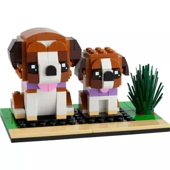 Конструктор пластиковый Lego Brickheadz St. Bernard
