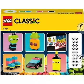Конструктор пластиковый Lego Classic Neon, 333 детали