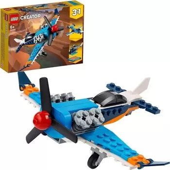 Конструктор пластиковый Lego Creator 3-в-1 Пропеллерный самолет
