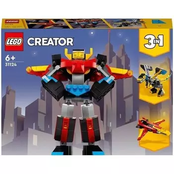 Конструктор пластиковый Lego Creator Super Robot 3-в-1, 159 деталей