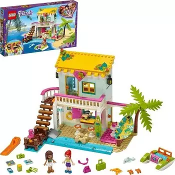 Конструктор пластиковый Lego Friends Beach House, 444 детали