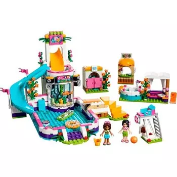 Конструктор пластиковый Lego Friends Летний бассейн