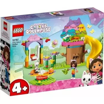 Конструктор пластиковый Lego Gabby's Dollhouse Вечеринка в саду Феи Китти, 122 детали