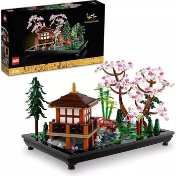 Конструктор пластиковый Lego Icons Peaceful Garden, 1363 детали