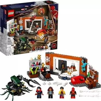 Конструктор пластиковый Lego Marvel Spiderman Sanctum Workshop, 355 деталей