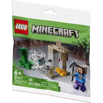 Конструктор пластиковый Lego Minecraft Каменная пещера