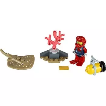Конструктор пластиковый Lego Океанский дайвер