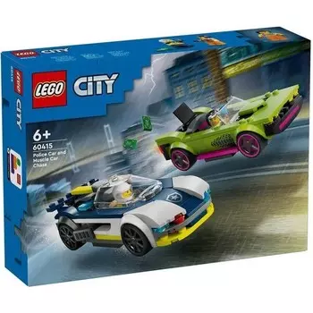 Конструктор пластиковый Lego Погоня за спортивной машиной, 213 деталей
