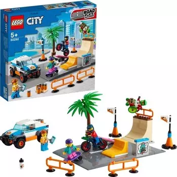 Конструктор пластиковый Lego Скейт парк, 195 деталей