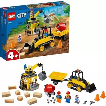 Конструктор пластиковый Lego Строительный бульдозер