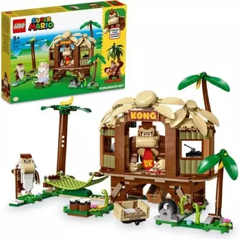 Конструктор пластиковый Lego Super Mario Donkey Kong's Tree House, 555 деталей