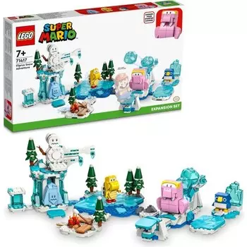 Конструктор пластиковый Lego Super Mariofliprus Snow Adventure, 567 деталей