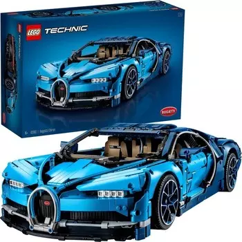 Конструктор пластиковый Lego Technic Bugatti Chiron, 3599 деталей