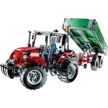 Конструктор пластиковый Lego Technic Трактор с прицепом, 1100 деталей