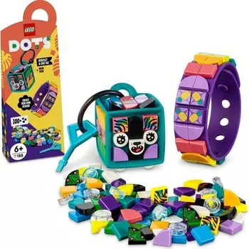 Конструктор пластиковый LegoDots Neon Браслет, 188 деталей