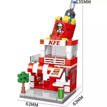 Конструктор пластиковый Lele KFE, 164 предметов