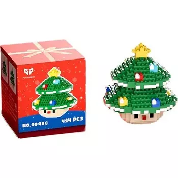 Конструктор пластиковый Love Home Christmas Елка, 424 детали