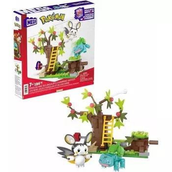Конструктор пластиковый Mega Bloks Pokemon Эмолга и Бульбазавр