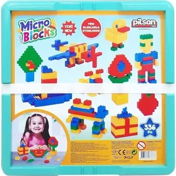 Конструктор пластиковый Pilsan Classic, 336 деталей