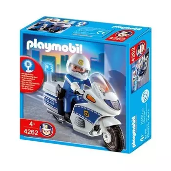 Конструктор пластиковый Playmobil Полицейский мотоцикл