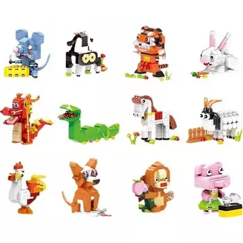 Конструктор пластиковый Prodigy Toy Животные